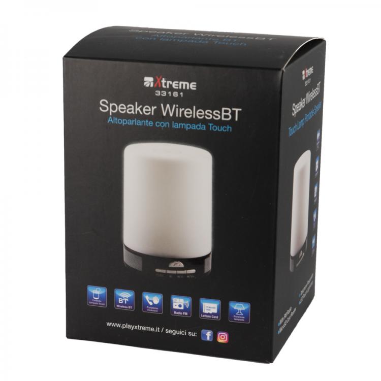 Xtreme - Speaker Bluetooth Cassa Portatile Led Lampada Touch Cromoterapia Iphone