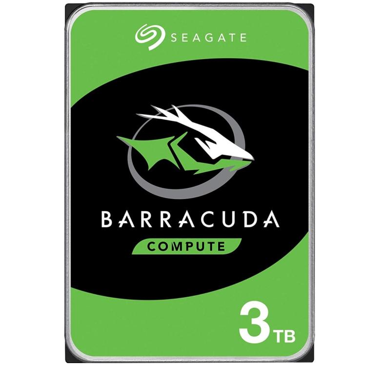 Seagate Barracuda 3Tb Hard Disk Interno 3,5" Sata 3 7.200 Rpm St3000Dm007 Dvr Pc