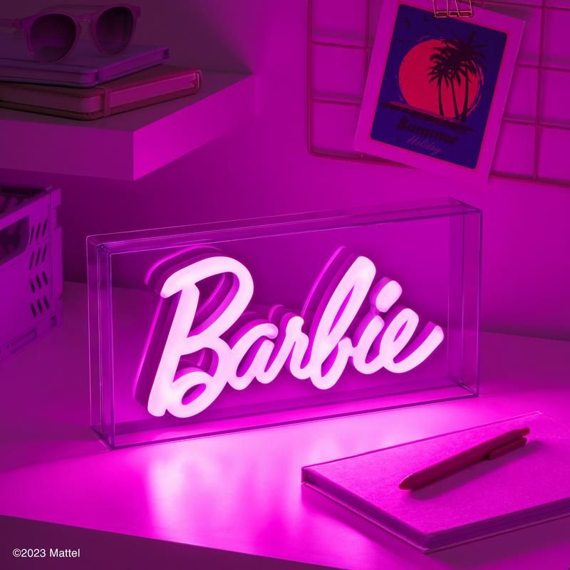 Paladone Lampada Barbie Logo Light Lampada Luce Led Notturna + Telecomando