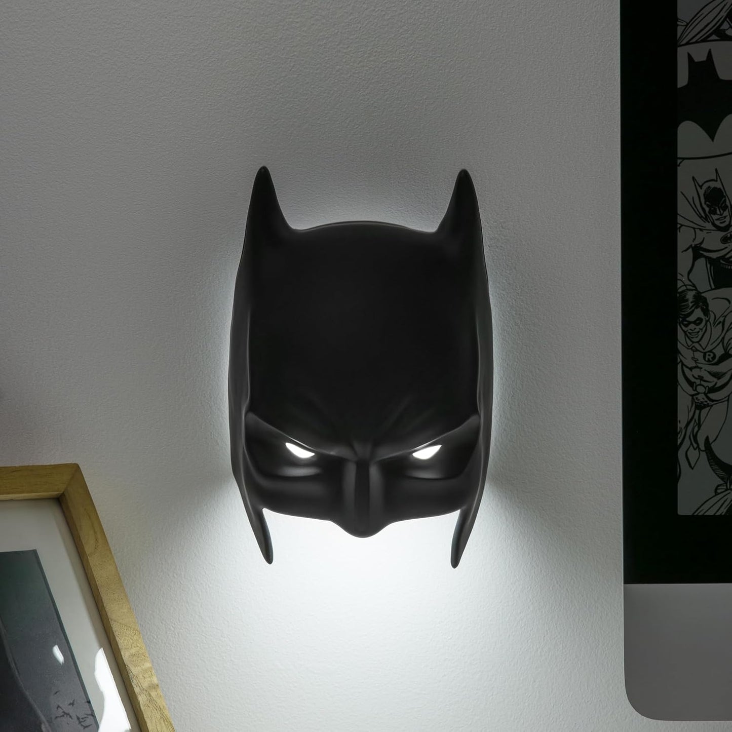 Paladone Lampada Maschera Batman Mask Light Plastica Multicolore Led Scrivania
