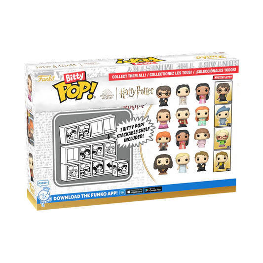 Funko Bitty Pop! Wizarding World Mistery Pop Harry Potter 4 Pz Nuovo Collezione