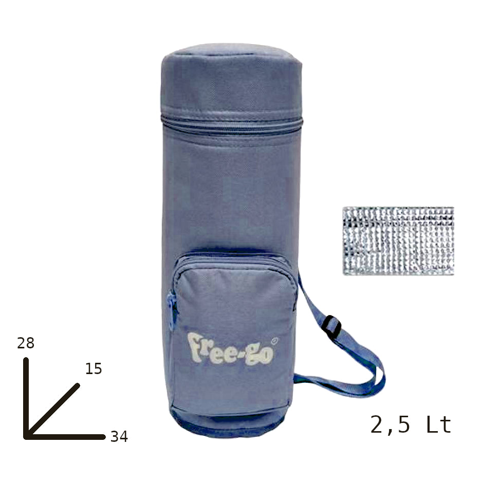 Sacca Termica Borsa Termica Porta Bottiglie Thermos Termico 2,5Lt Mare Campeggio
