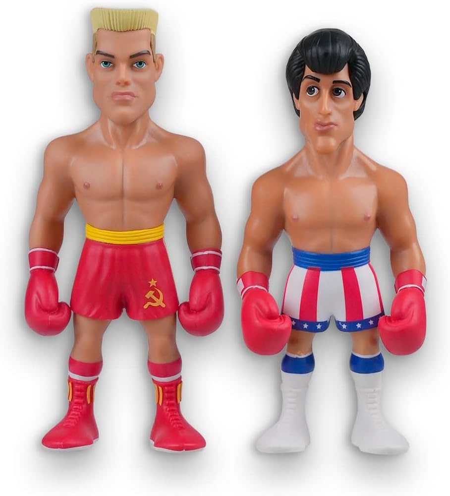 Minix Movies Twin Pack Rocky IV Ivan Drago/Rocky Balboa (Movie 105) Figure 12Cm
