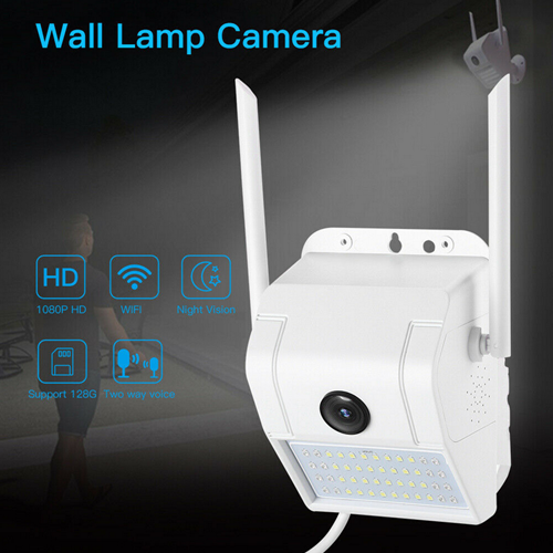 Telecamera Ip Wifi Esterno 2Mp 1080 Led Sensore Allarme Luce Faro Ip66 Camera Sd