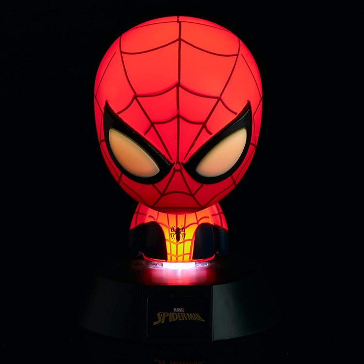 Paladone Icons Spider-Man Light Bdp Lampada Notte 3D Tavolo Gioco Led Pp6120Spm