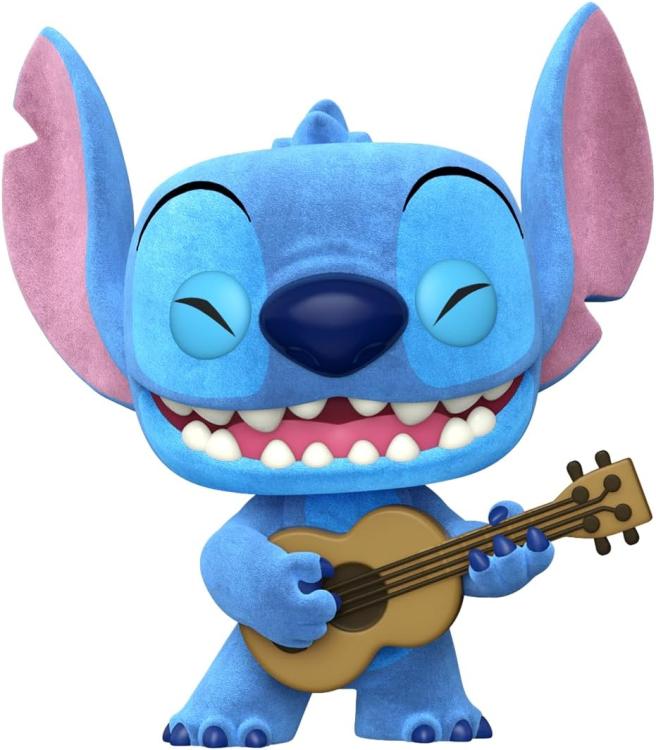 Funko Pop ! + Tees Disney Lilo & Stich Statuetta Flocked - T-Shirt S Nuovo