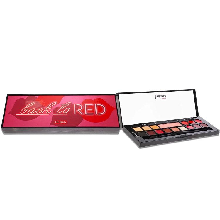 Pupa Trousse Pupart S Back To Red 001 Palette Trucchi Ombretti Specchio Make Up