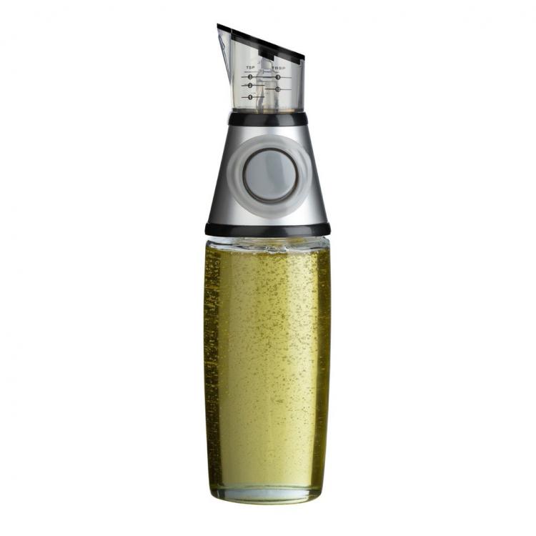 Dispenser Olio Aceto Dosatore Tappo Salvagoccia Oliera Vetro Per Cucinare Casa