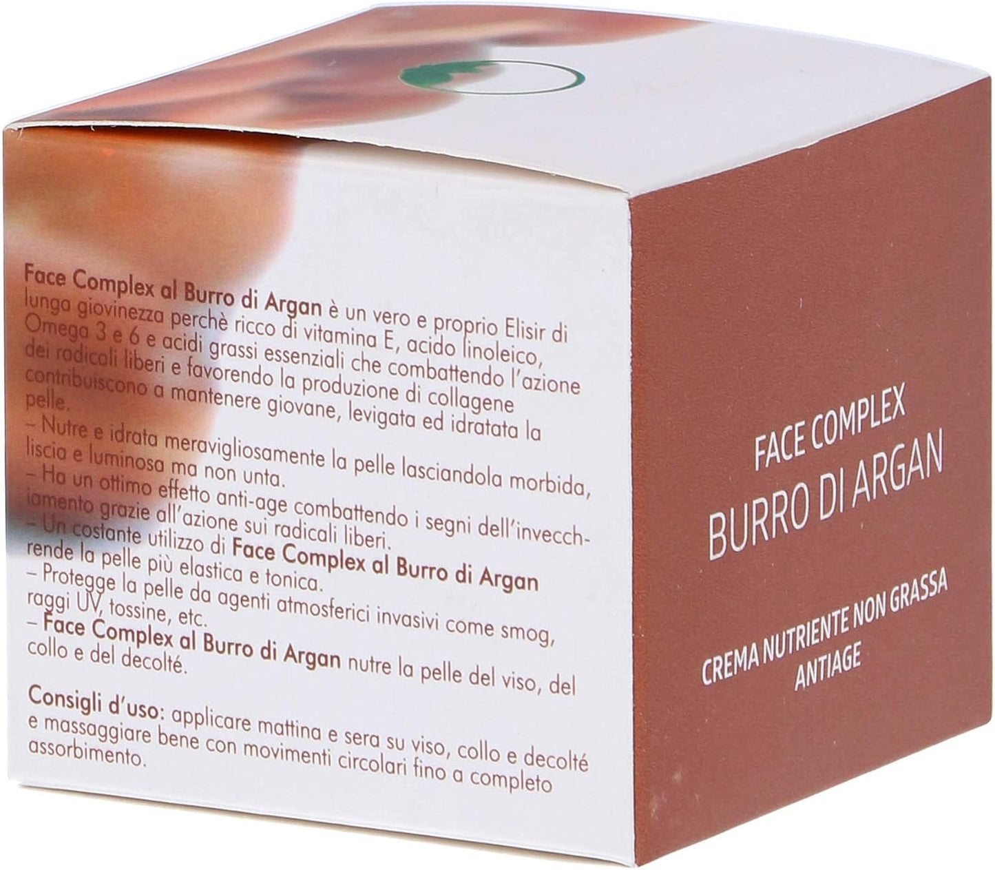 Crema Nutriente Viso Idrata Pelle Rigenerante Antiage Antietà Al Burro Di Argan
