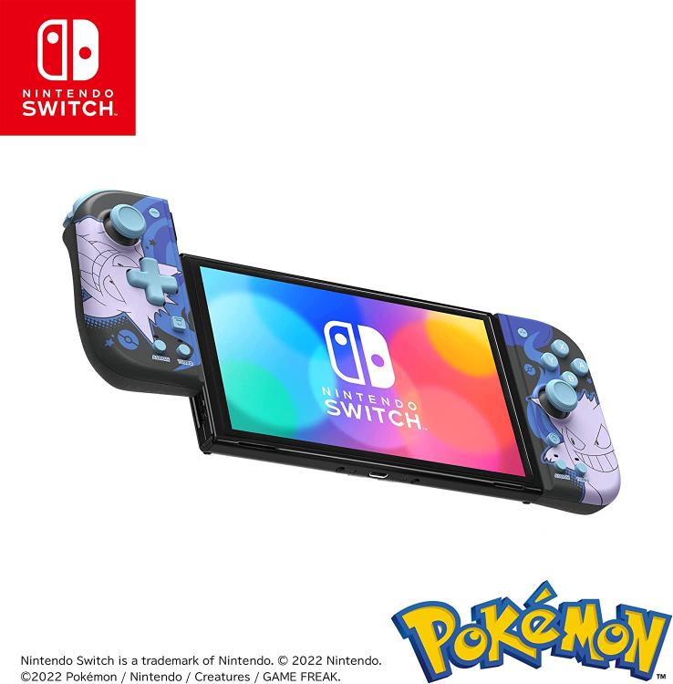 Hori Split Pad Compact Pokemon Genagar Controller Per Nintendo Switch/Oled
