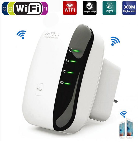 Ripetitore Segnale Wifi-N Hotspot Wireless Extender Amplificatore Estendi Wifi