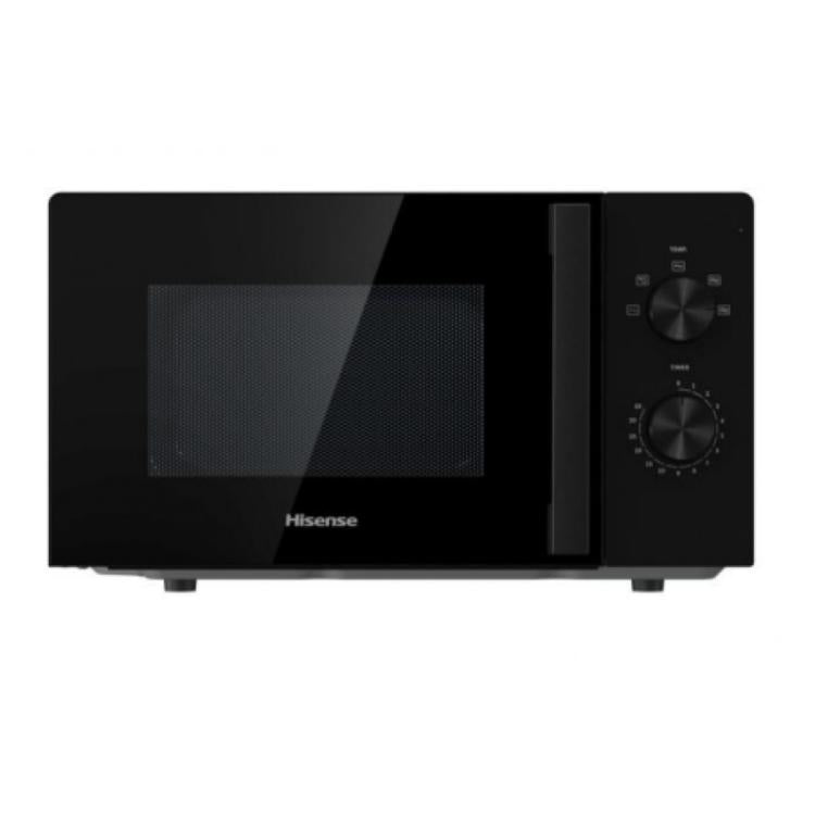 Hisense Forno Microonde Grill 20Lt 1100+700W Controllo Meccanico Nero H20Mobp1H