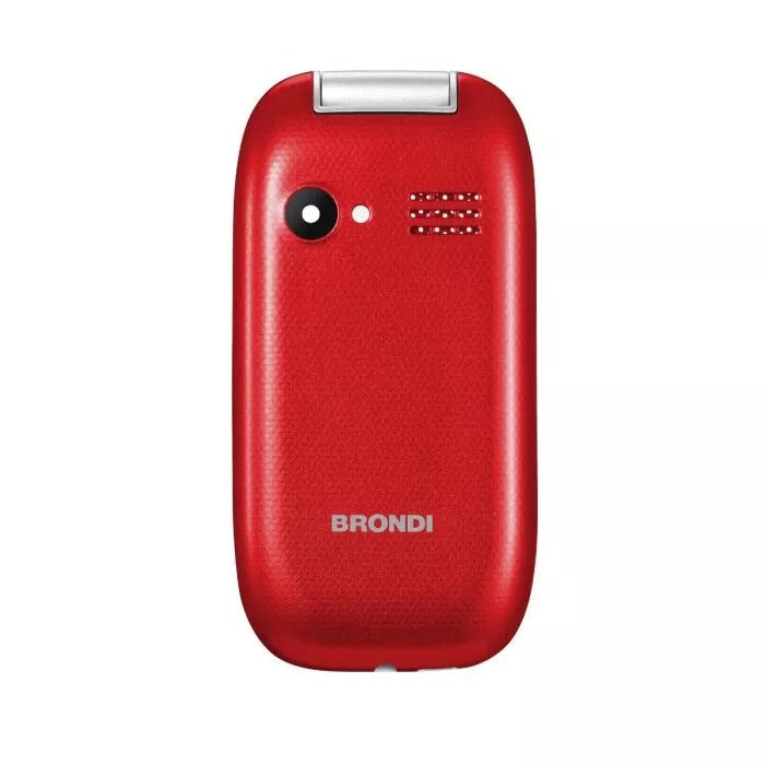 BRONDI CELLULARE WINDOW+ 4.5 COLORI/FLIP DUAL SIM APERTURA A CONCHIGLIA - ROSSO