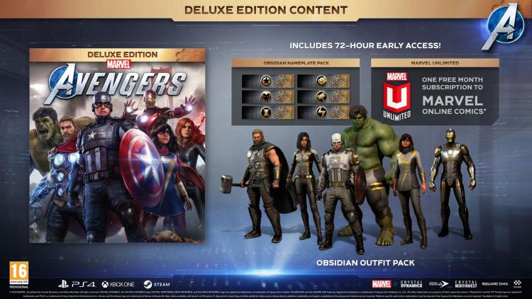 Marvel Avengers - Deluxe Edition Ps4 Gioco Italiano Playstation 4 Pal Italiano