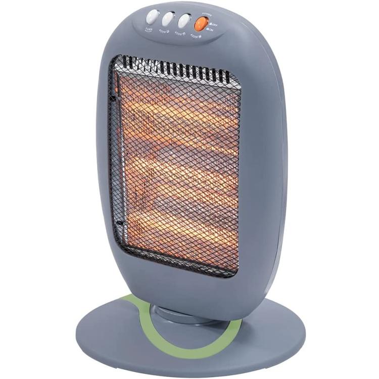 Kooper Stufa Alogena 3 Elementi Oscillante Elettrica 1200W Spegnim. Automatico