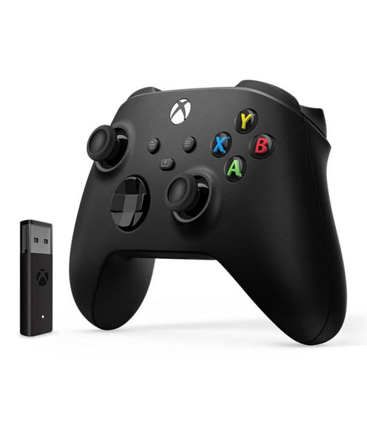 Xbox Serie X/S Controller Wireless Black + Wireless Adapter (Win10) Pc Xbox One