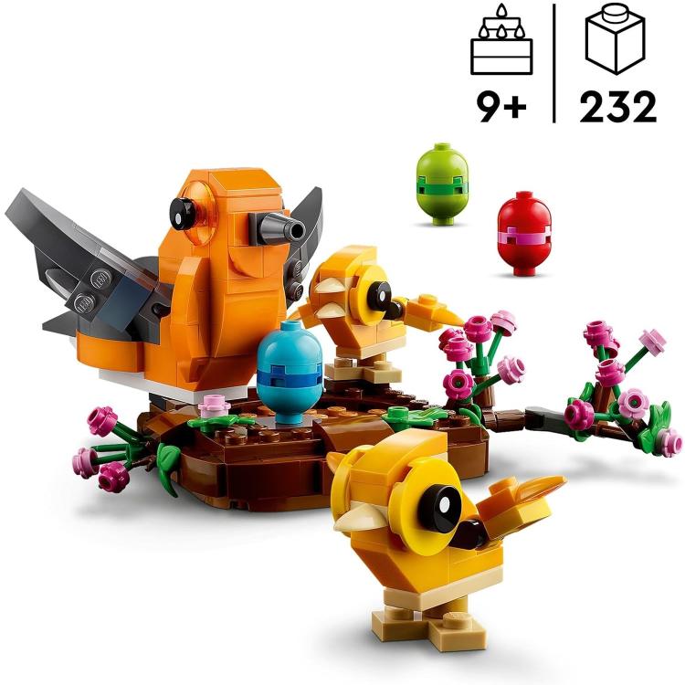 Lego - Creator Il Nido Dell'Uccellino 40639 Animali 3 Uccelli Costruzione 232Pz