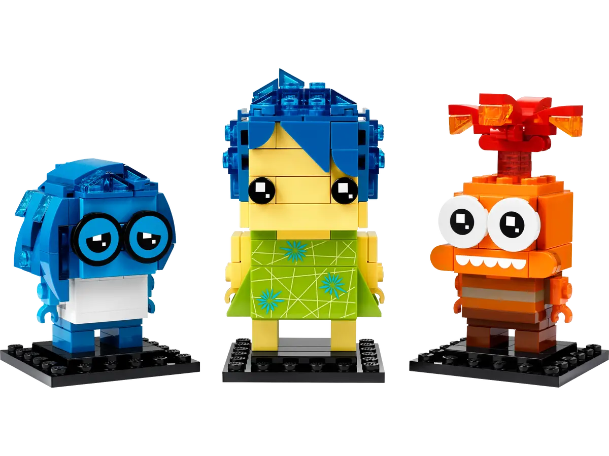 Lego - Brickheadz 40749 Disney - Inside Out 2 (Gioia, Tristezza e Ansia) Figure