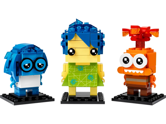 Lego - Brickheadz 40749 Disney - Inside Out 2 (Gioia, Tristezza e Ansia) Figure