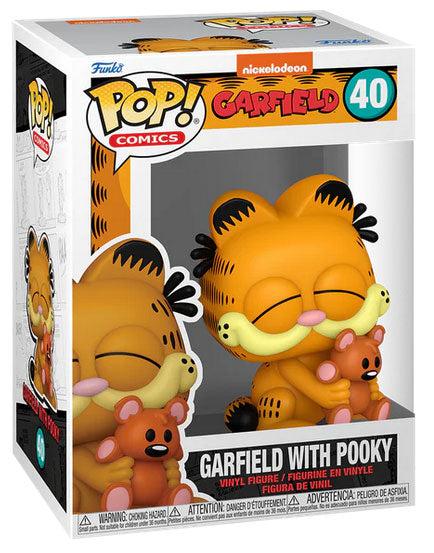 Funko Pop ! Comics Garfield - (40) Garfield W/ Pooky Vinyl Figure 9Cm Collezione
