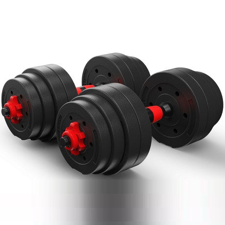 Kit Manubri Bilanciere Dumbbell Set Pesi Regolabili Componibili Da Palestra 40Kg