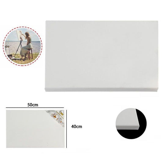 Tela Pittura Tele Per Dipingere Telaio In Legno Telati Cotone Grana Fine 40X50Cm