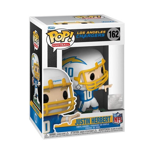 Funko Pop Nfl Chargers 162 Justin Herbert Football Vinyl Usa Statuetta Nuovo
