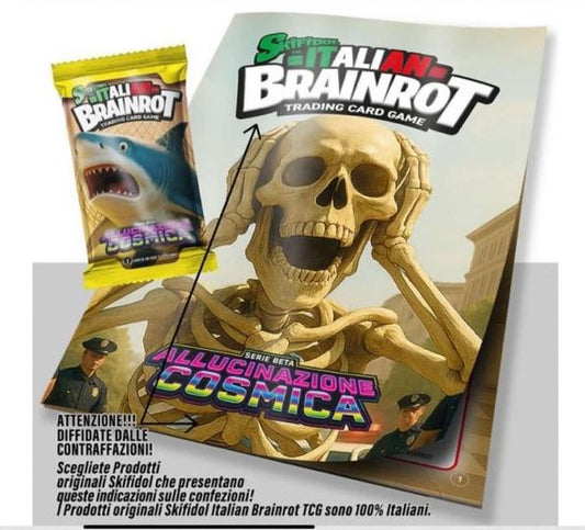 Album Raccoglitore Skifidol Brainrot Allucinazione Cosmica TCG Ita Nuovo