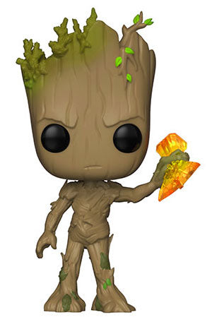 Funko Pop ! Marvel Avengers Infinity War - (416) Groot W/ Stormbreaker Figure