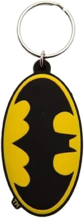 Pyramid Portachiavi (Batman Logo) - Keychain In Gomma DC Comics