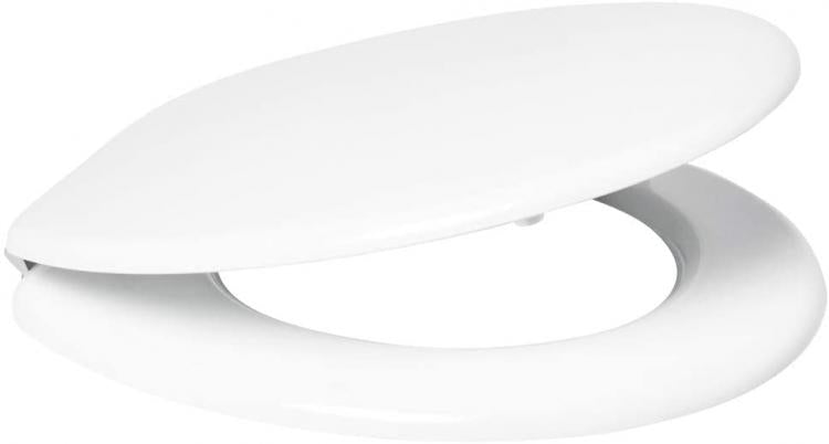 COPRIWATER UNIVERSALE TINTA UNITA BIANCO RESISTENTE CERNIERE ACCIAIO WC BAGNO