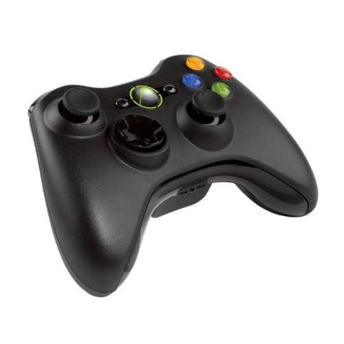 CONTROLLER WIRELESS XBOX 360 NERO MICROSOFT ORIGINALE PAD JOYSTICK SENZA FILO