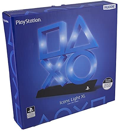 Lampada Paladone Ufficiale Playstation Icons Xl Light Led Ps5 Multicolor Icon