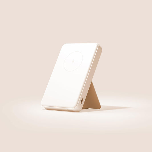 Xiaomi Mi Magnetic Powerbank Essential 6000mAh Com MagSafe Wireless IPhone Beige