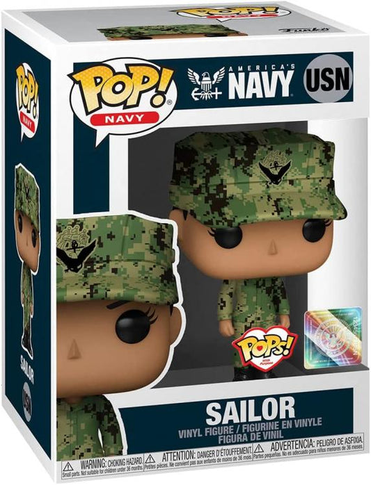 Funko Pop ! America'S Navy Usn Sailor Dress Male 4° Marina Militare Vinyl Figure