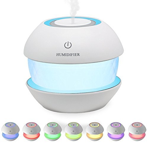 Lampada Diffusore Umidificatore Aromi Aromaterapia Profumo Auto Cromoterapia Led