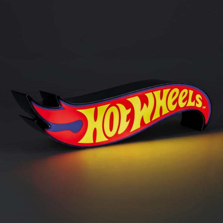 Paladone Hot Wheels Logo Light Lampada Da Tavolo Applique A Parete Cars Machine