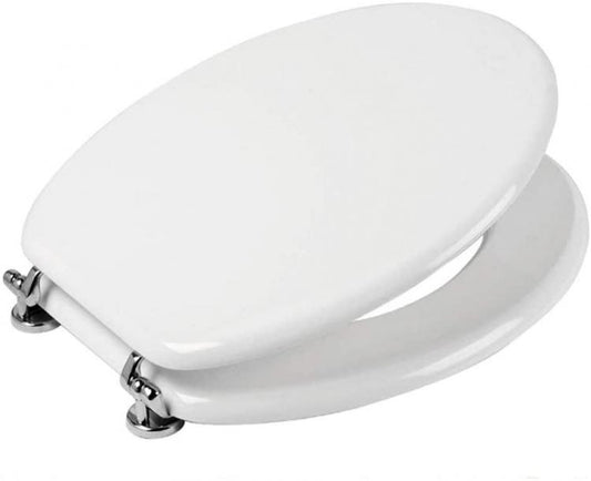 COPRIWATER UNIVERSALE TINTA UNITA BIANCO RESISTENTE CERNIERE ACCIAIO WC BAGNO