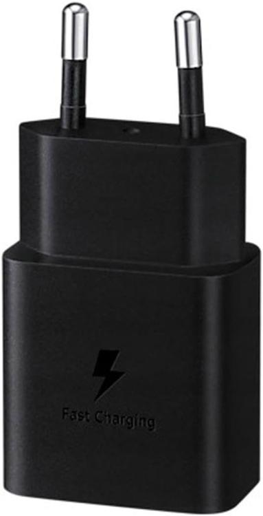 Samsung Ep-T1510X Caricabatteria Originale Caricatore 15W Usb-C Con Cavo (Nero)