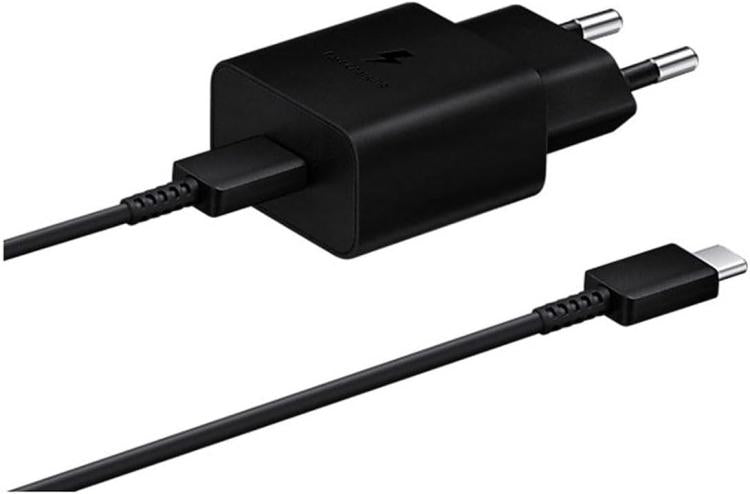 Samsung Ep-T1510X Caricabatteria Originale Caricatore 15W Usb-C Con Cavo (Nero)