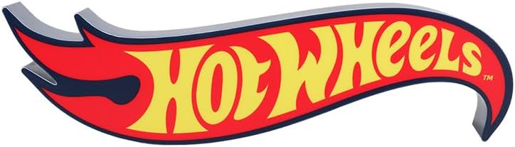 Paladone Hot Wheels Logo Light Lampada Da Tavolo Applique A Parete Cars Machine