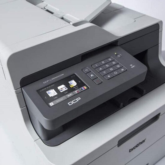 BROTHER STAMPANTE MULTIFUNZIONE LED COLORI WIFI LAN USB DCP-L3550CDW COMPUTER PC