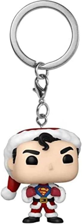 Funko Pop ! Keychain Pocket - Dc Super Heroes - (Superman) Portachiavi Vinyl 4Cm