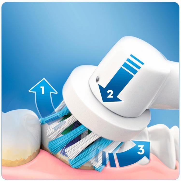 Oral B - Pro2 2950N Crossaction 2 Spazzolini Elettrici Ricaricabili Braun Timer