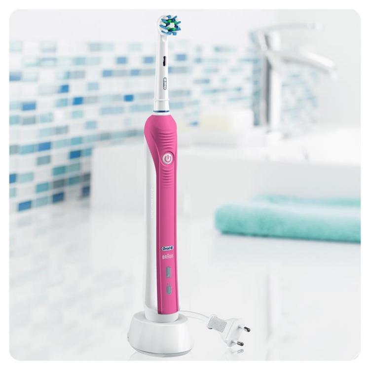 Oral B - Pro2 2950N Crossaction 2 Spazzolini Elettrici Ricaricabili Braun Timer