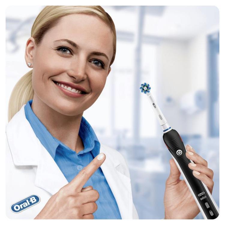 Oral B - Pro2 2950N Crossaction 2 Spazzolini Elettrici Ricaricabili Braun Timer