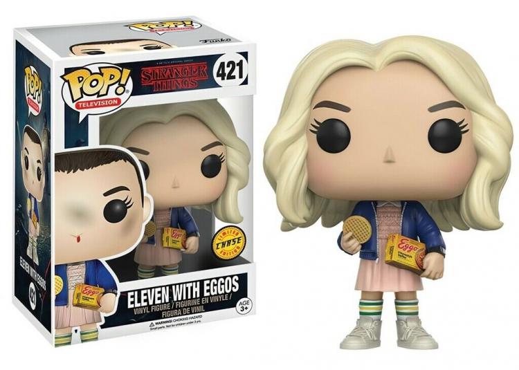 Funko Pop Stranger Things - Eleven With Eggos 421 (Chase) Vinyl Figure Limited