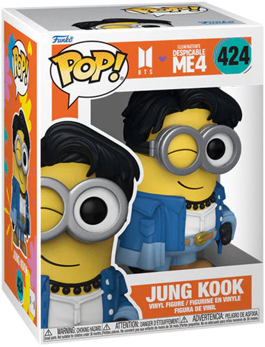 Funko Pop ! Movies Cattivissimo Me 4 X Bts (424) Minion Jung Kook Vinyl Figure