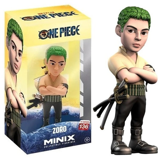 Minix: One Piece - Roronoa Zoro (Tv Series 136) Anime Figure Netflix Da 12Cm
