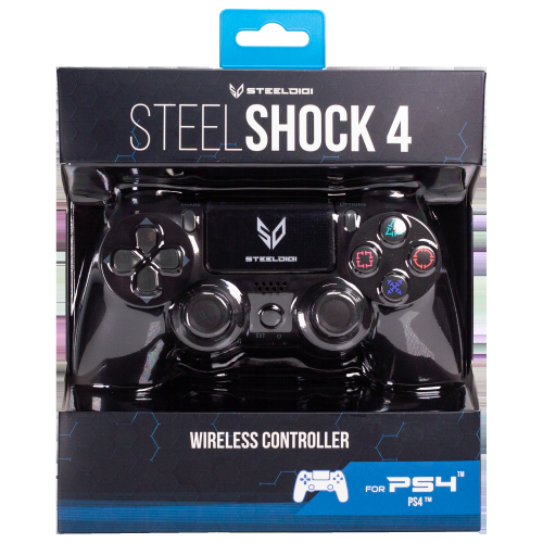 Steeldigi Controller Wireless Per Ps4 Pad Senza Fili Playstation 4 Black Nero